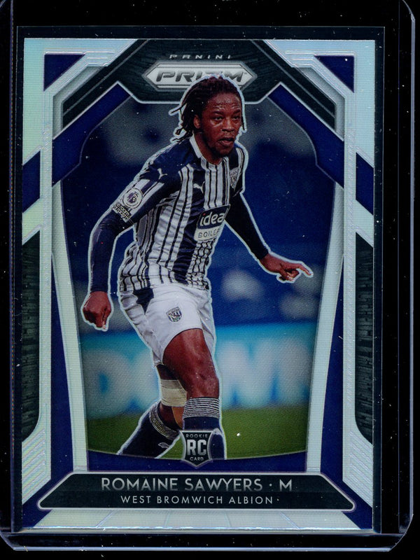 Romaine Sawyers 2020-21 Panini Prizm Premier League Silver Prizm RC