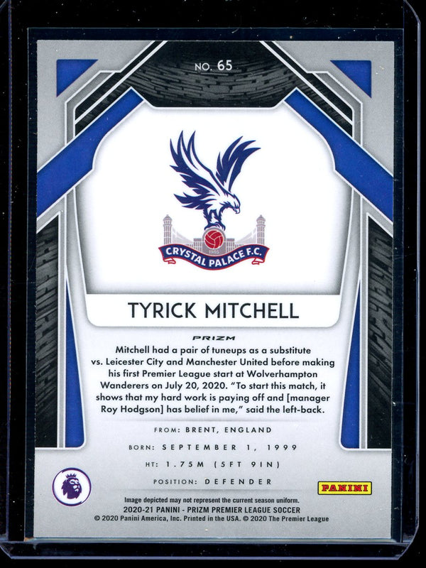 Tyrick Mitchell 2020-21 Panini Prizm Premier League Silver Prizm RC