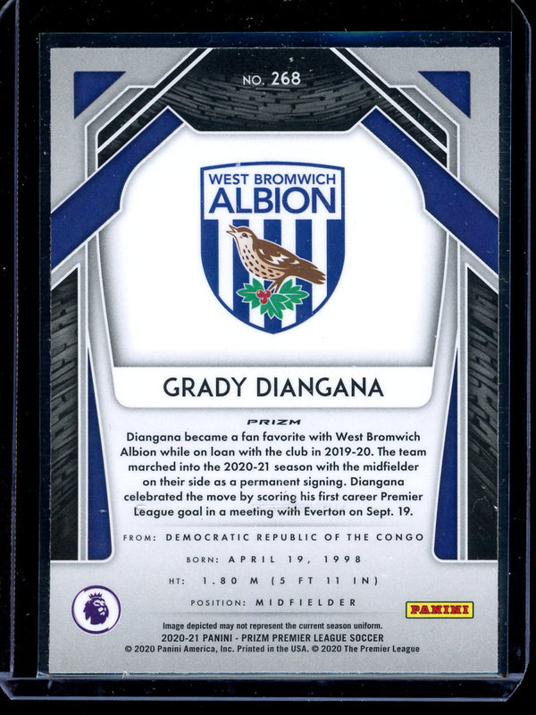 Grady Diangana 2020-21 Panini Prizm Premier League Multi Color RC