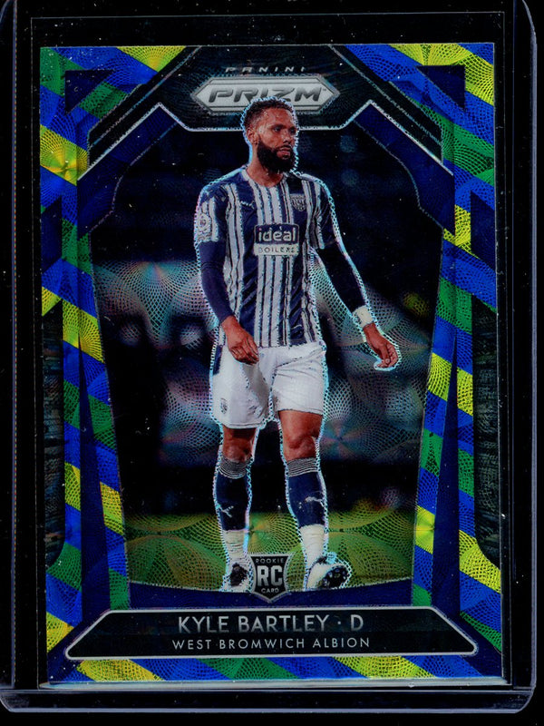 Kyle Bartley 2020-21 Panini Prizm Premier League Blue Yellow Green Choice RC