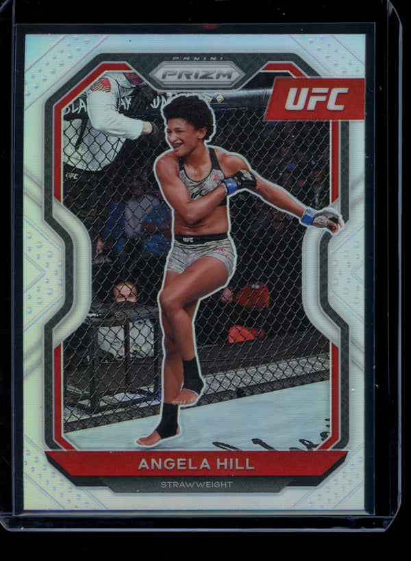 Angela Hill 2021 Panini Prizm UFC Silver