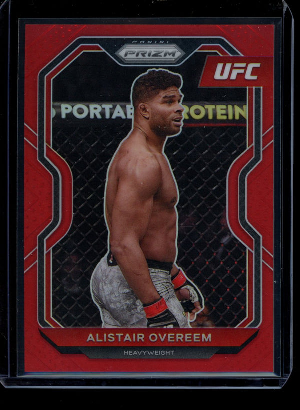 Alistair Overeem 2021 Panini Prizm UFC Red Prizm 215/275