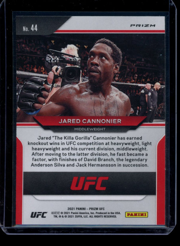 Jared Cannonier 2021 Panini Prizm UFC Silver