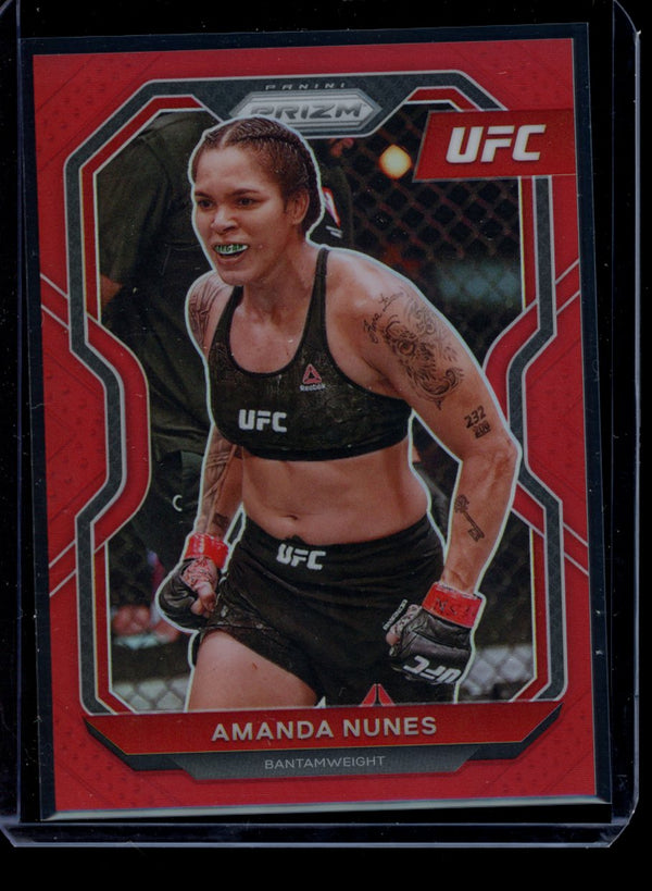 Amanda Nunes 2021 Panini Prizm UFC Red Prizm 119/275