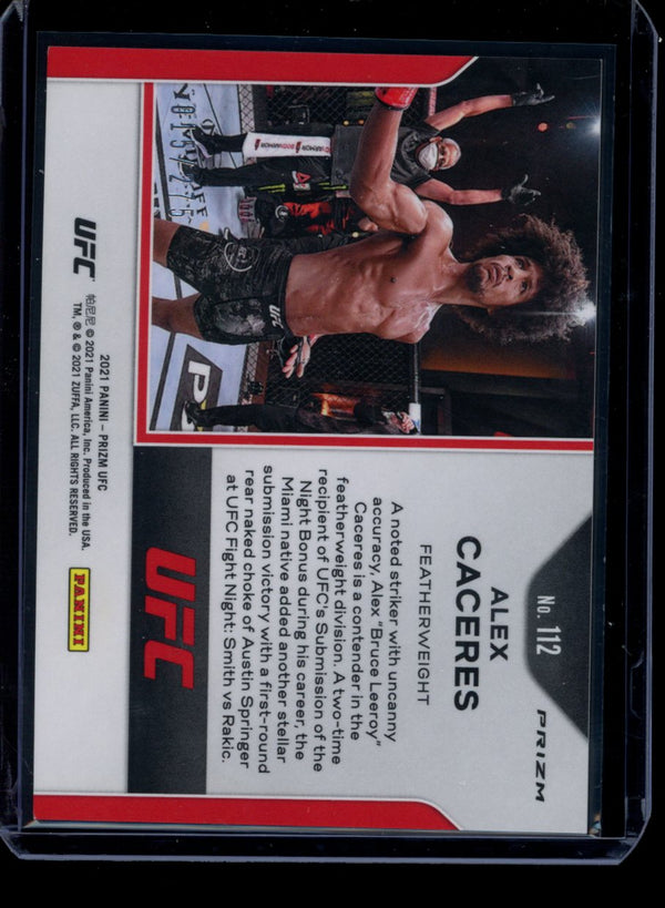 Alex Caceres 2021 Panini Prizm UFC Red Prizm 015/275