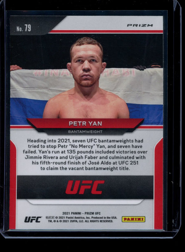 Peter Yan 2021 Panini Prizm UFC Silver