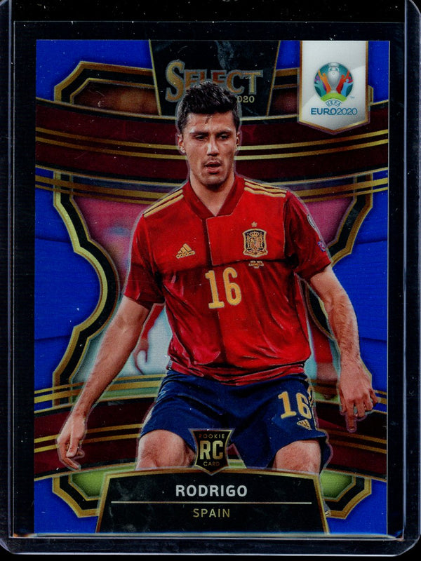 Rodri 2020 Panini Select Euro Soccer Terrace Blue RC 199/225