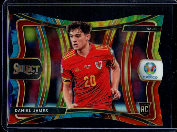 Daniel James 2020 Panini Select Euro Soccer Mezzanine Tie-Dye RC 09/25