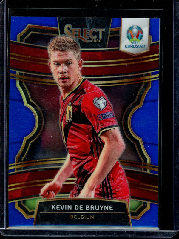 Kevin De Bruyne 2020 Panini Select Euro Soccer Terrace Blue 150/225