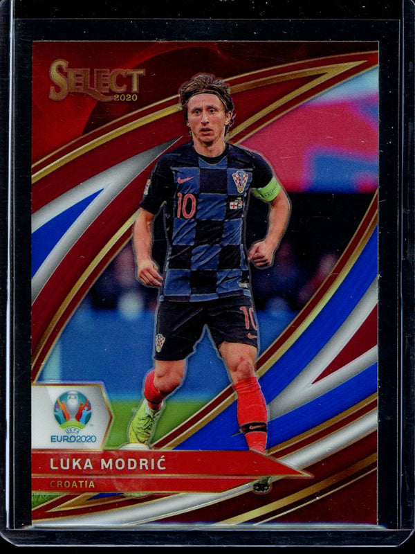 Luka Modric 2020 Panini Select Euro Soccer Field Level Tri Color