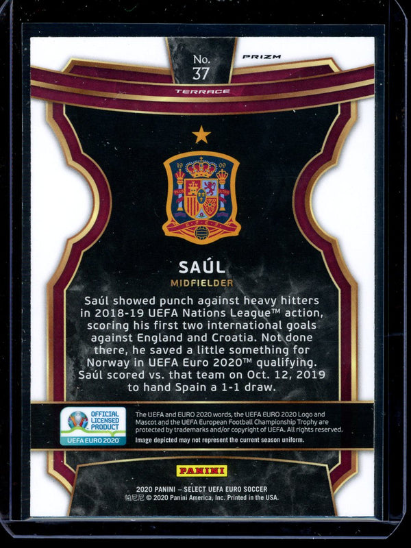 Saul 2020 Panini Select Euro Soccer Terrace Silver