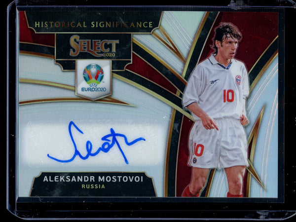 Aleksandr Mostovoi 2020 Panini Select Euro Historical Significance Silver