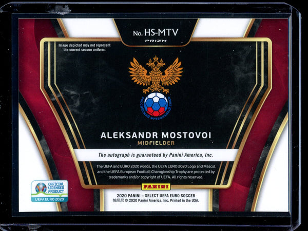 Aleksandr Mostovoi 2020 Panini Select Euro Historical Significance Silver