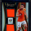 Kevin Strootman 2020 Panini Select Euro Soccer Dual Jersey Silver