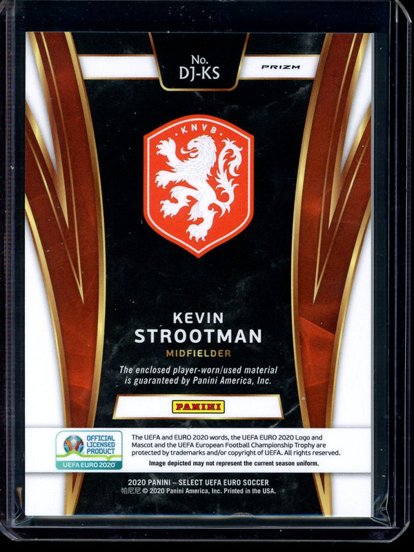 Kevin Strootman 2020 Panini Select Euro Soccer Dual Jersey Silver