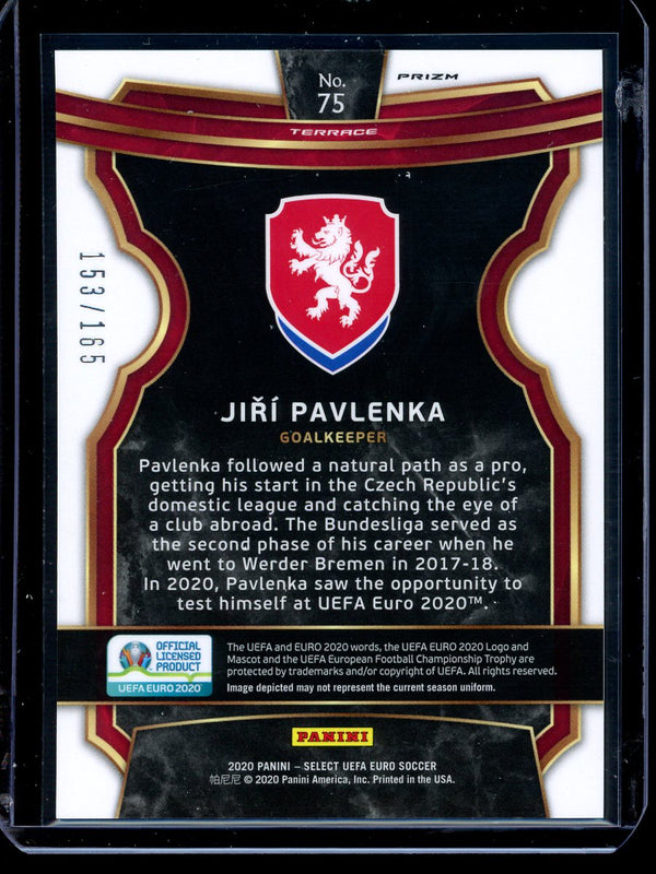 Jiri Pavlenka 2020 Panini Select Euro Soccer Terrace Maroon 153/165