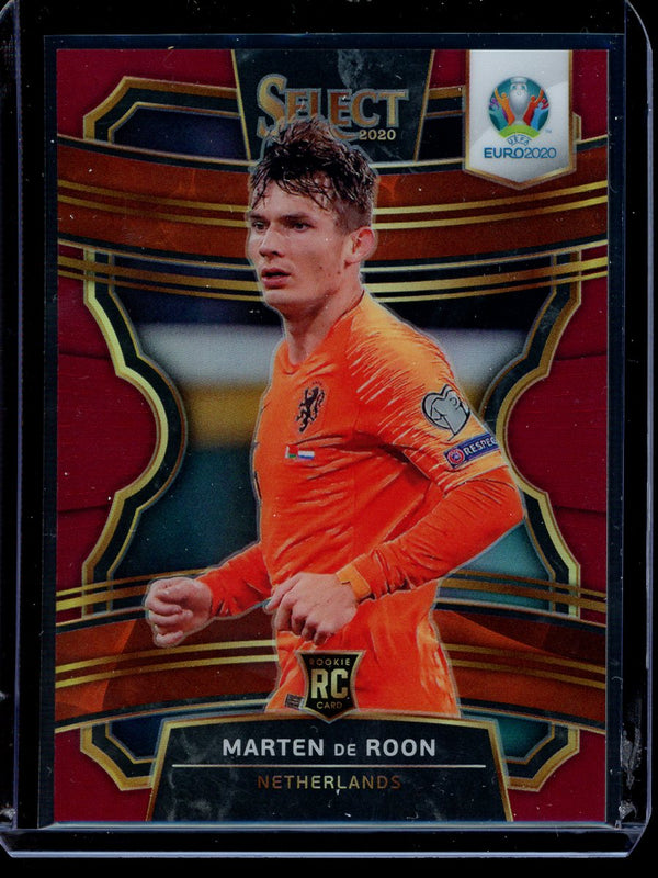 Marten De Roon 2020 Panini Select Euro Soccer Terrace Maroon RC 001/165