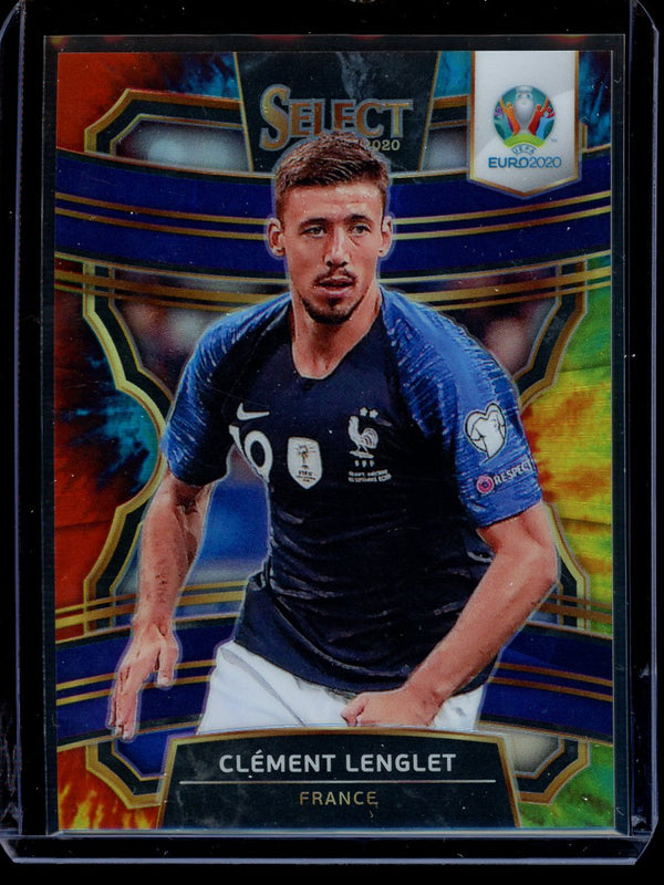 Clement Lenglet 2020 Panini Select Euro Soccer Terrace Tie-Dye 24/25