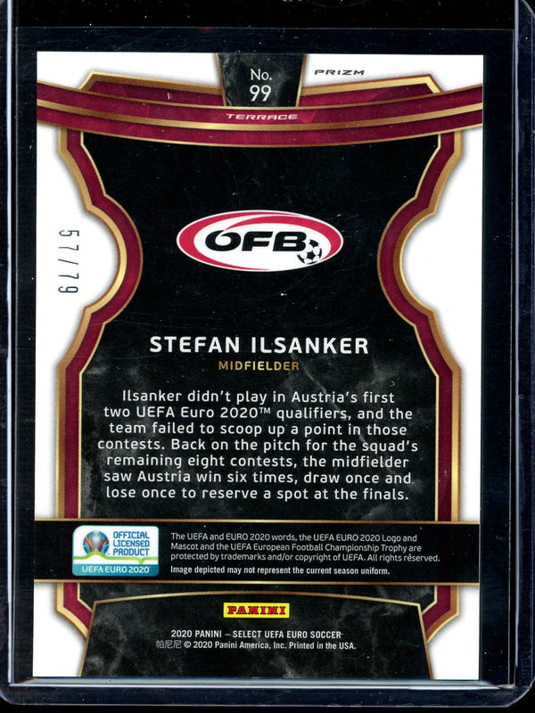 Stefan Ilsanker 2020 Panini Select Euro Soccer Terrace Purple RC 57/79