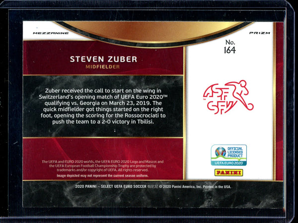 Steven Zuber 2020 Panini Select Euro Soccer Mezzanine Tri color RC