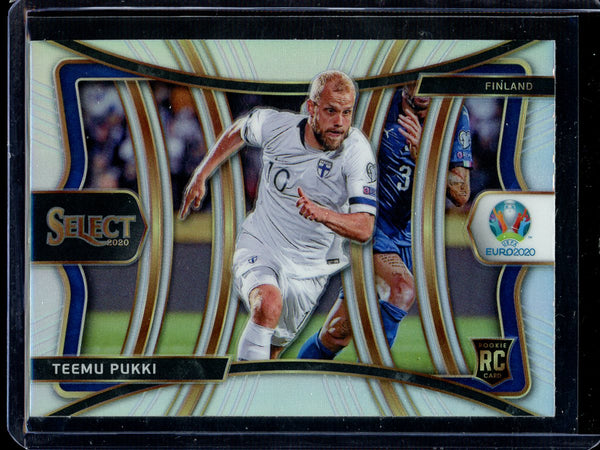 Teemu Pukki 2020 Panini Select Euro Soccer Mezzanine Silver RC