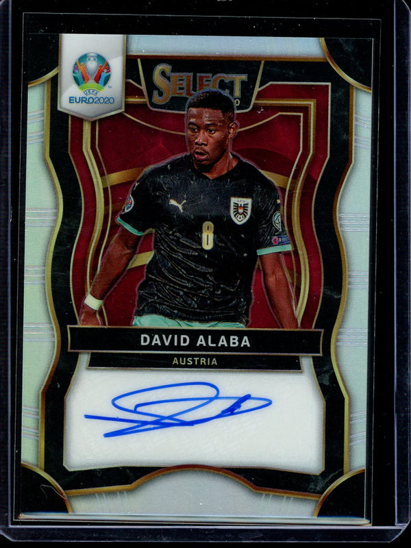 David Alaba 2020 Panini Select Euro Soccer Signatures Silver