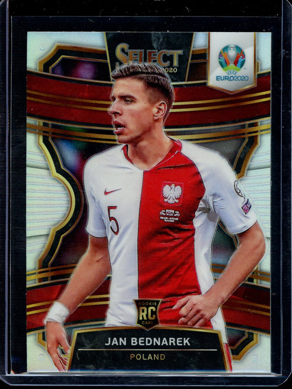 Jan Bednarek 2020 Panini Select Euro Soccer Terrace Silver RC