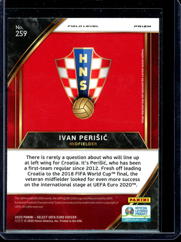 Ivan Perisic 2020 Panini Select Euro Soccer Field Level Silver