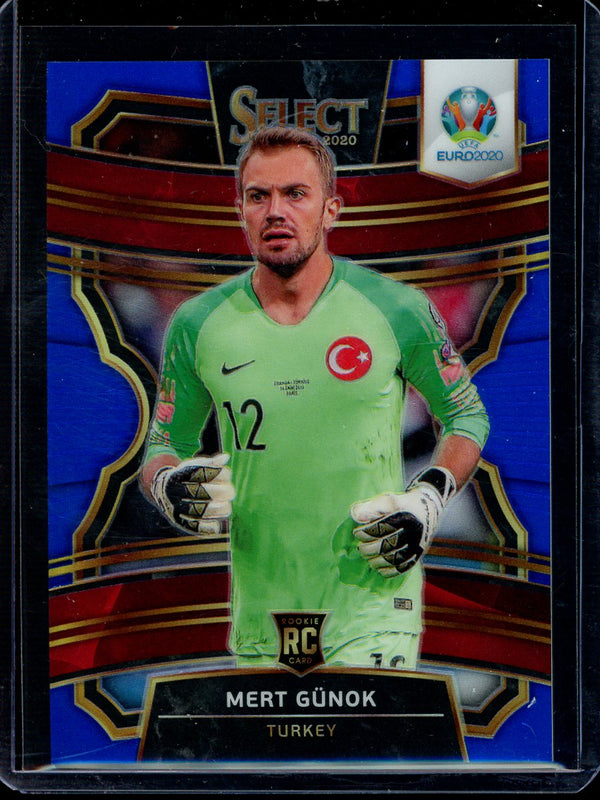 Mert Gunok 2020 Panini Select Euro Soccer Terrace Blue RC 137/225