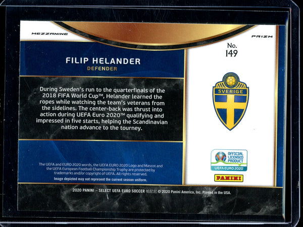 Filip Helander 2020 Panini Select Euro Soccer Mezzanine Silver RC