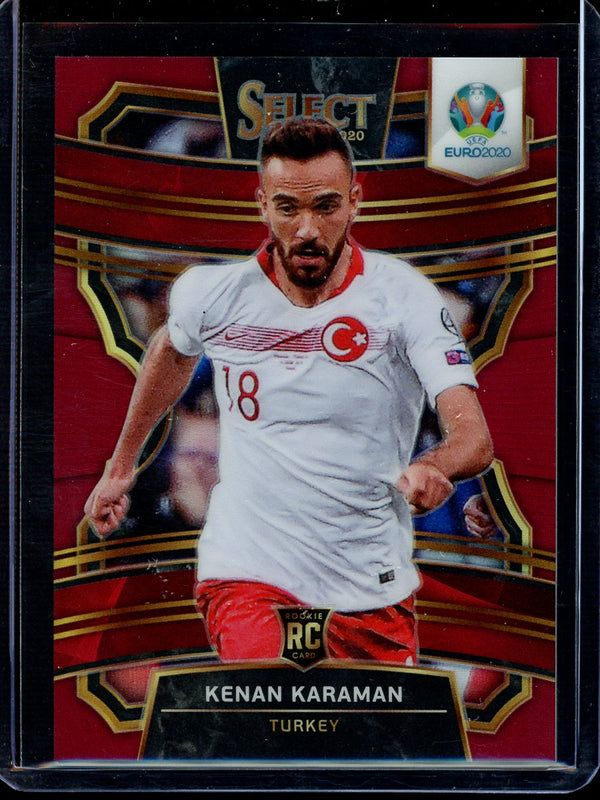 Kenan Karaman 2020 Panini Select Euro Soccer Terrace Maroon RC 065/165