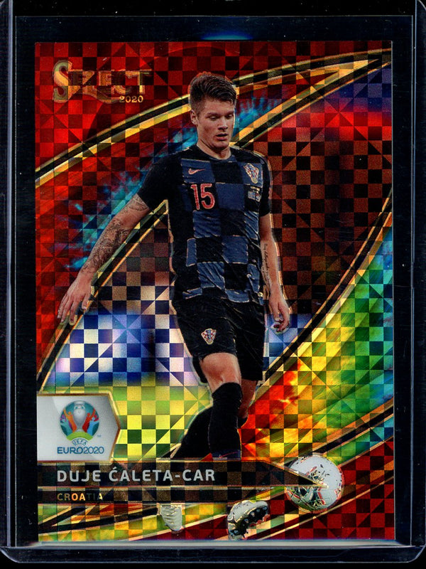 Duje Caleta-Car 2020 Panini Select Euro Soccer Field Level Tie-Dye 12/25