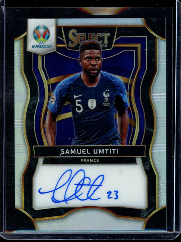 Samuel Umtiti 2020 Panini Select Euro Soccer Signatures Silver