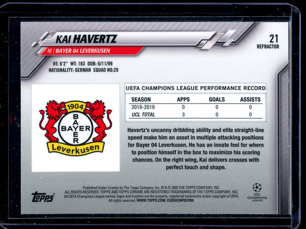 Kai Havertz 19-20 Topps  Chrome UEFA Champions League Refractor