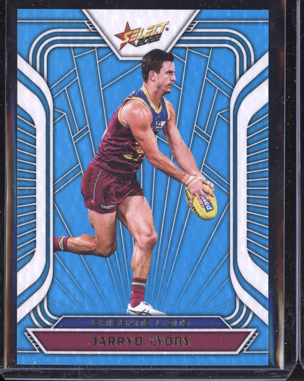 Jarryd Lyons 2022 Select Footy Stars Fractured - Artic Blue 169/190