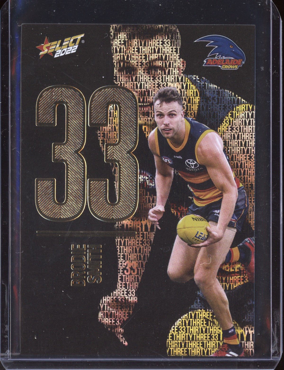 Brodie Smith 2022 Select Footy Stars Midnight Numbers 117 130