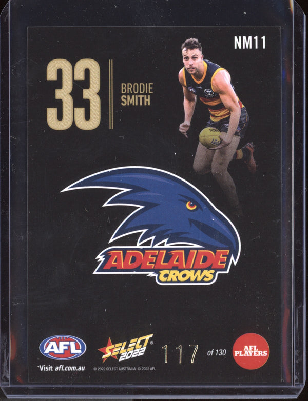 Brodie Smith 2022 Select Footy Stars Midnight Numbers 117 130