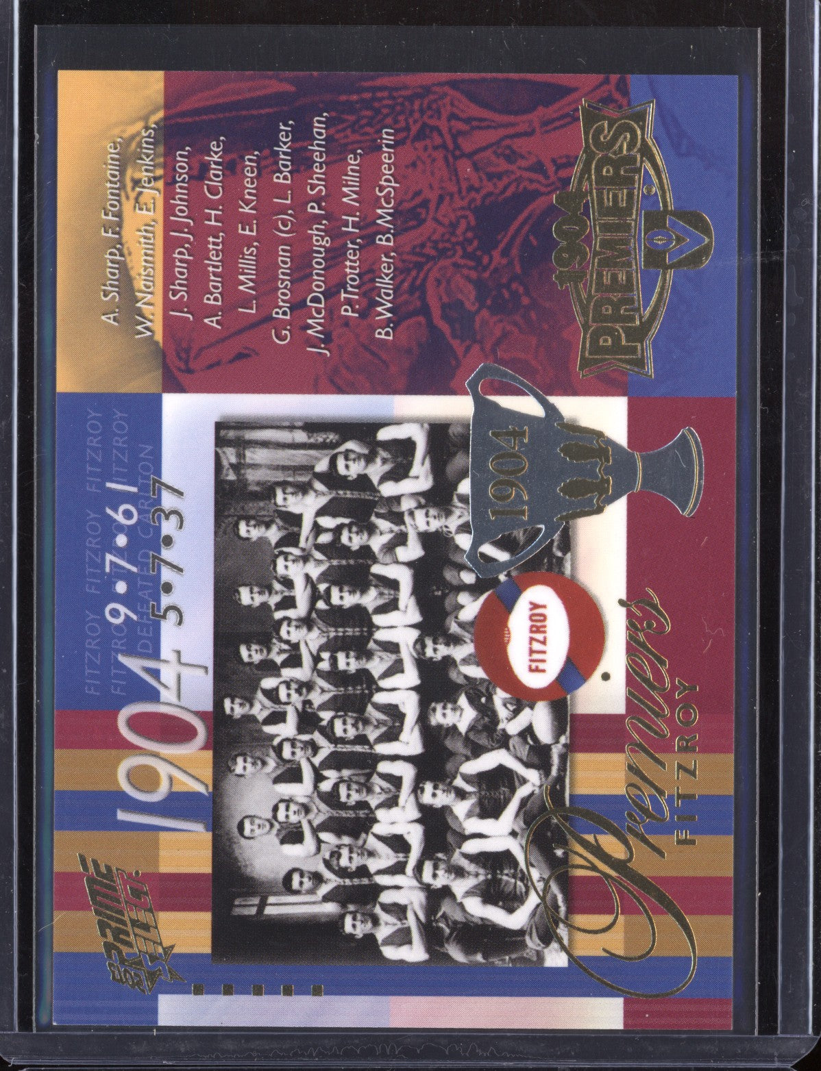 1904 Premiers Fitzroy 2013 AFL Select Prime Premiership Commemorative 37/560