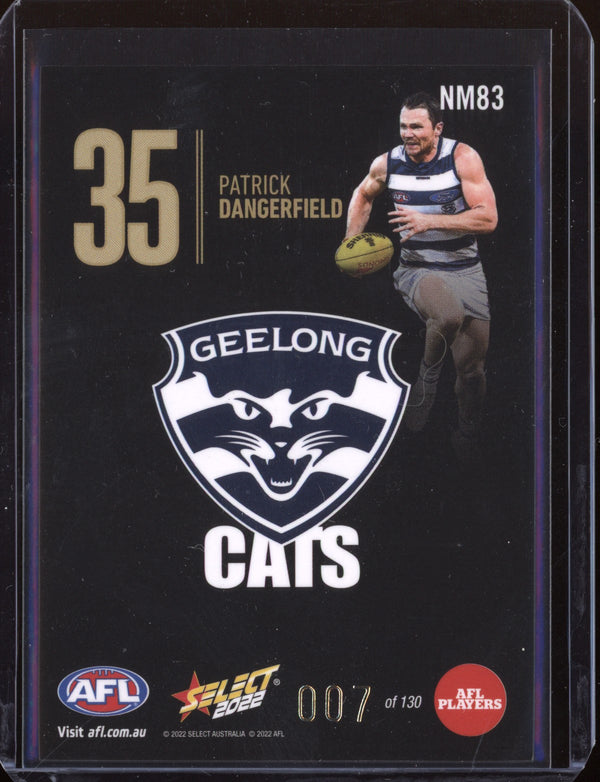 Patrick Dangerfield 2022 Select Footy Stars Midnight Numbers 07/130