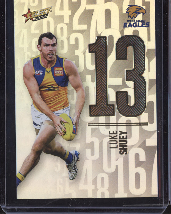 Luke Shuey 2022 Select Footy Stars Daylight Numbers 5/190