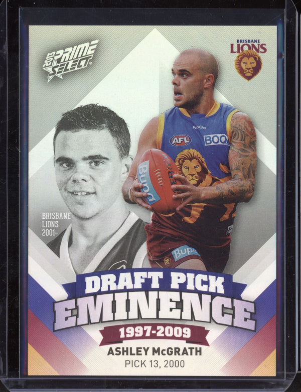 Ashley McGrath 2013 AFL Select Prime Draft Pick Eminence