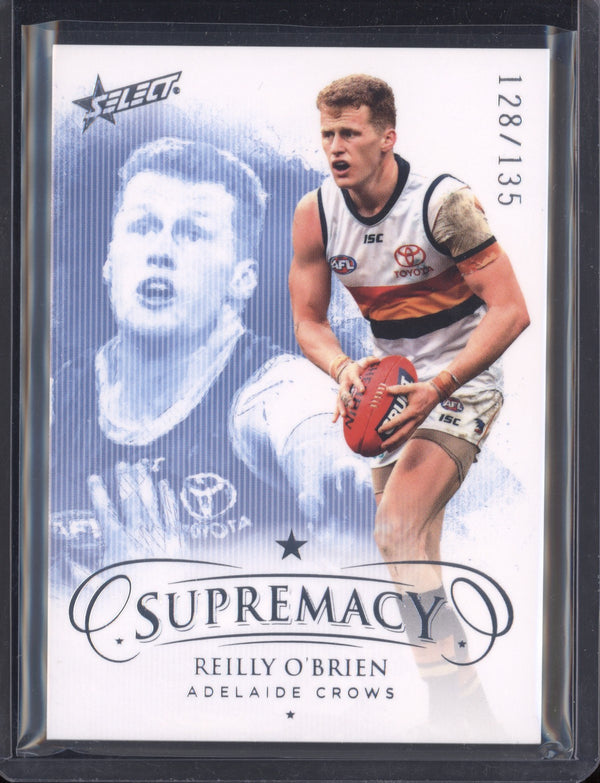 Reilly O'Brien 2021 AFL Select Supremacy  Base Card - Silver 128/135