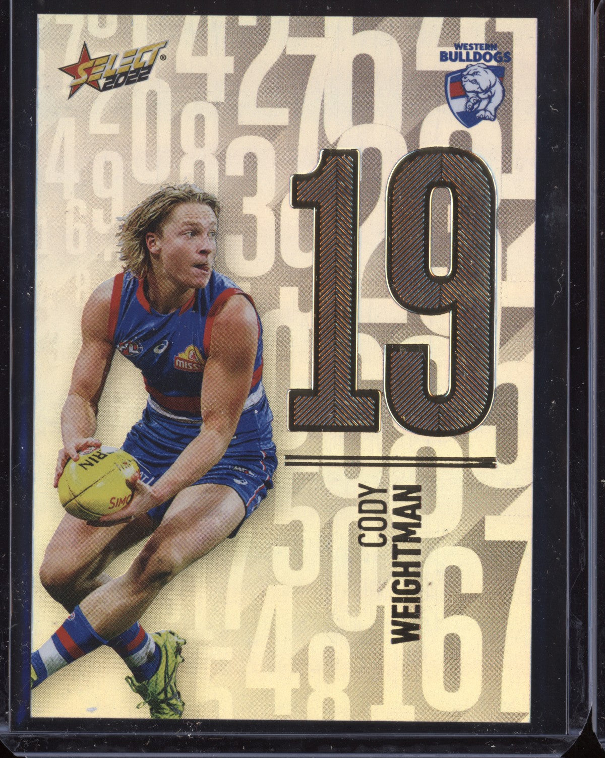 Cody Weightman 2022 Select Footy Stars Daylight Numbers 26/190