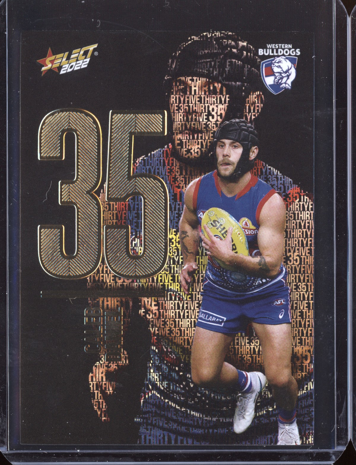 Caleb Daniel 2022 Select Footy Stars Midnight Numbers 15/130