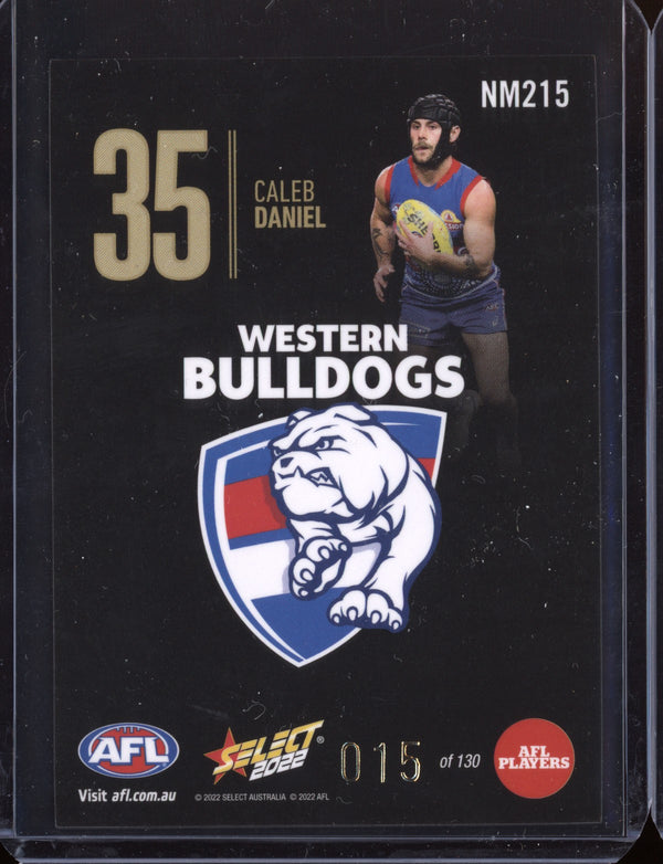 Caleb Daniel 2022 Select Footy Stars Midnight Numbers 15/130