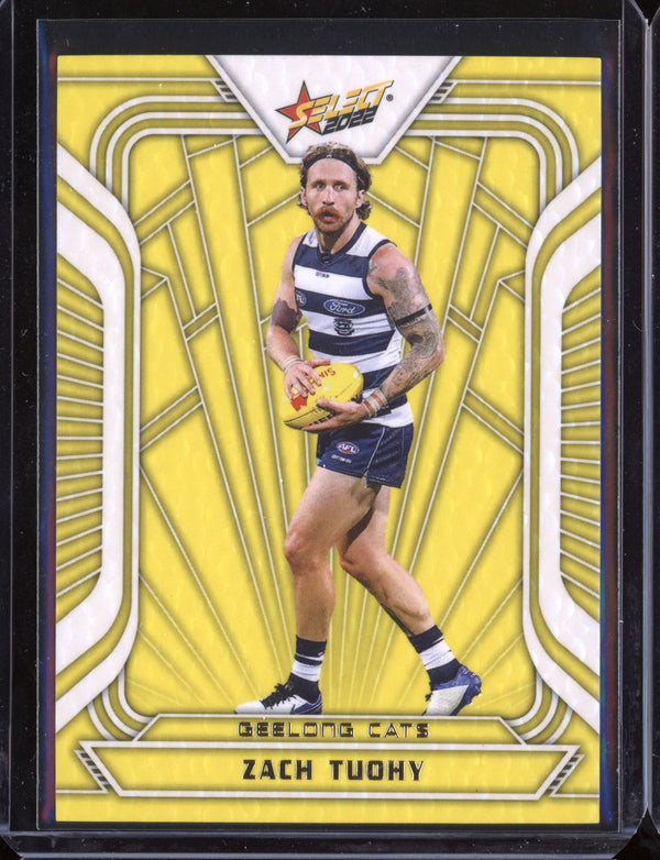 Zach Tuohy 2022 Select Footy Stars Fractured - Acid  Yellow 95/145