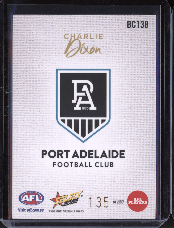 Charlie Dixon 2022 Select Footy Stars Blank Canvas 135/250