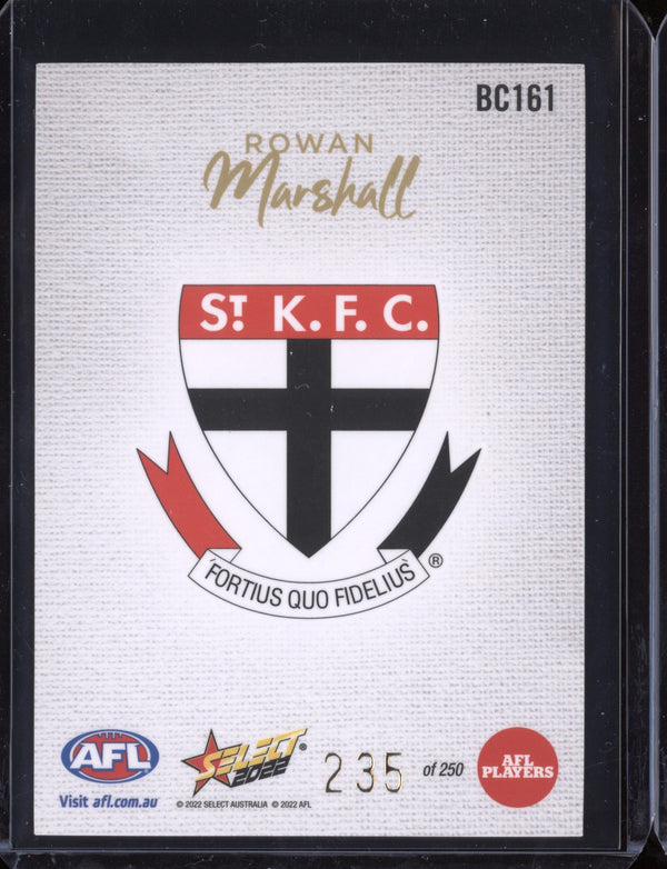 Rowan Marshall 2022 Select Footy Stars Blank Canvas 235/250