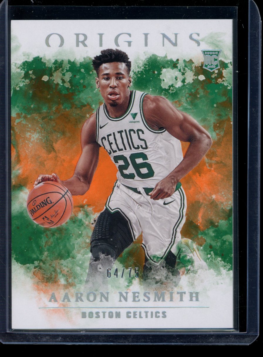 Aaron Nesmith 2020-21 Panini Origins Orange Parallel RC 64/75