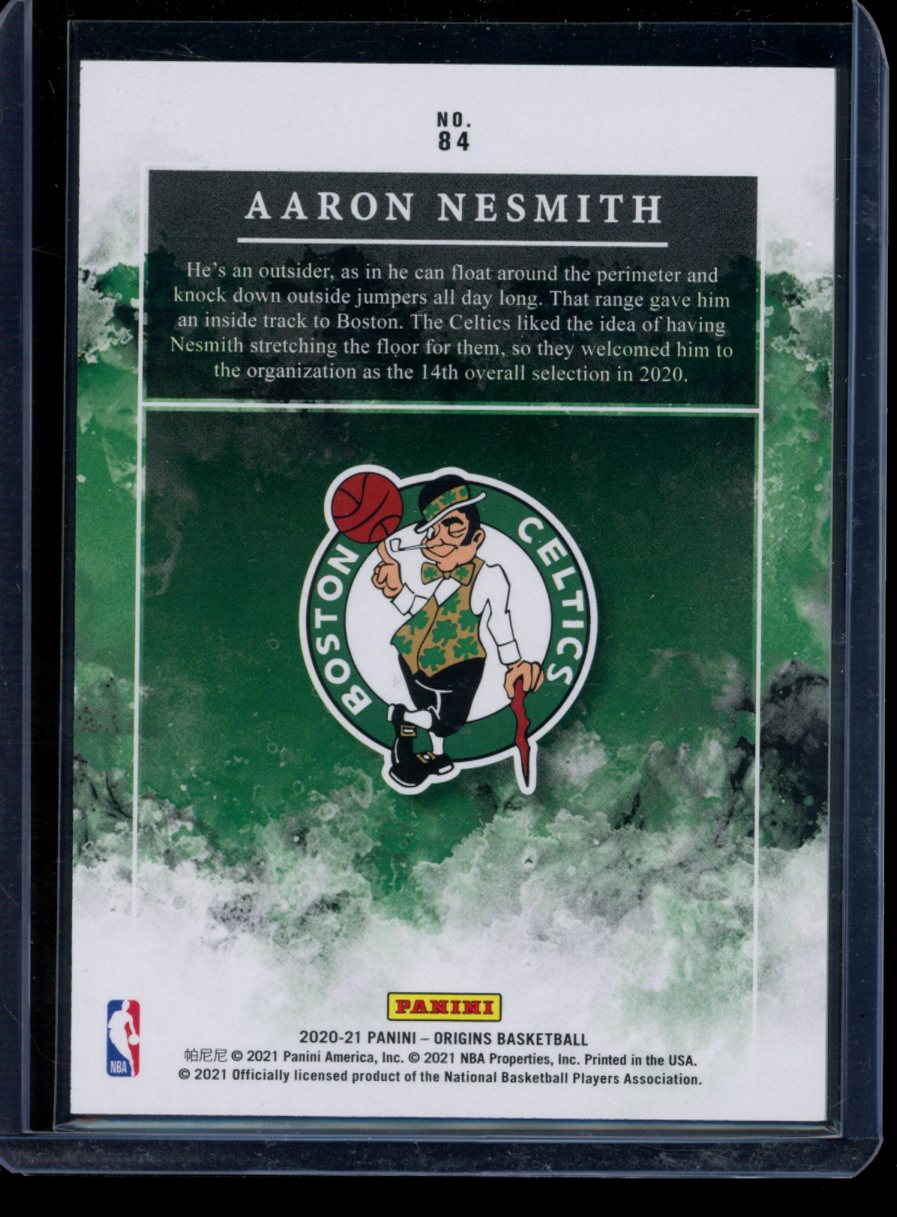 Aaron Nesmith 2020-21 Panini Origins Orange Parallel RC 64/75